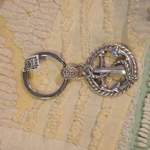 NWT Brighton Anchor Keychain with Pouch